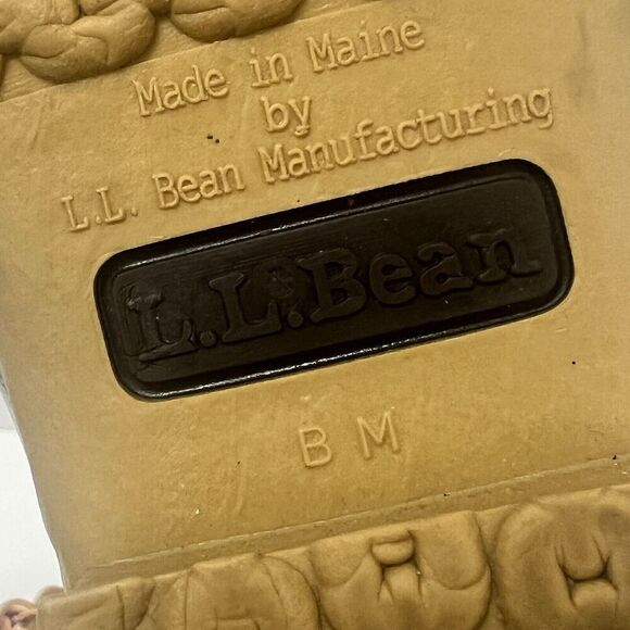 LL Bean Duck Brown Duck Rain Boots Size 6 Waterproof Leather Made in USA - Picture 15 of 15